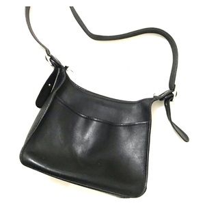 Black Leather Purse / Urban Outfitters